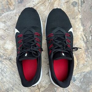 Nike Black and Red Athletic Shoes